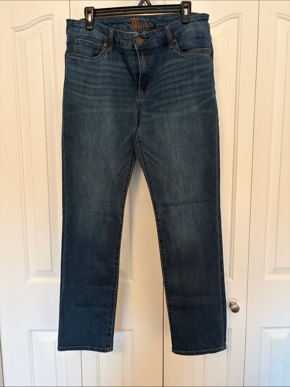 Kut from the Kloth Medium-Dark Blue Boyfriend style fit Jeans